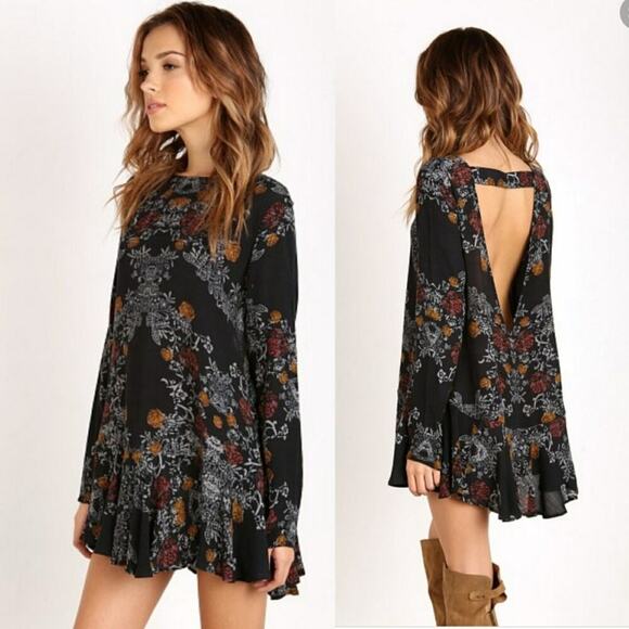 FREE PEOPLE SMOOTH TALKER PURPLE TUNIC SIZE SMALL - Picture 1 of 12